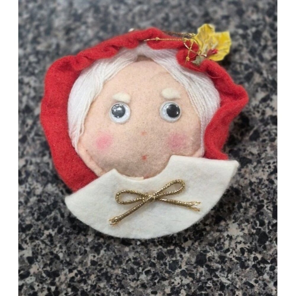 Lot Of (10) Handmade Christmas Tree Holiday Ornaments Handmade Mr. & Mrs. Claus - Picture 5 of 13
